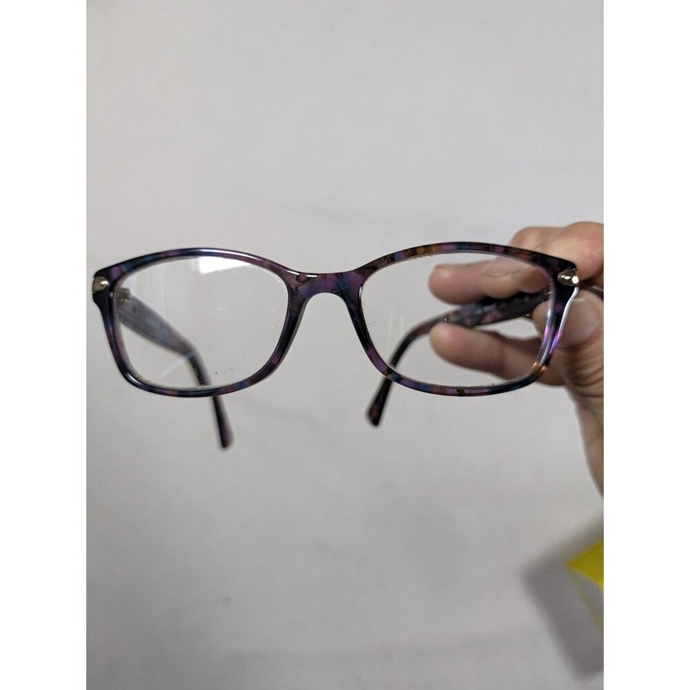 Coach Eyeglasses Women's  HC 6065 5288 Confetti Purple 51-17-135 FRAMES ONLY - Picture 2 of 7